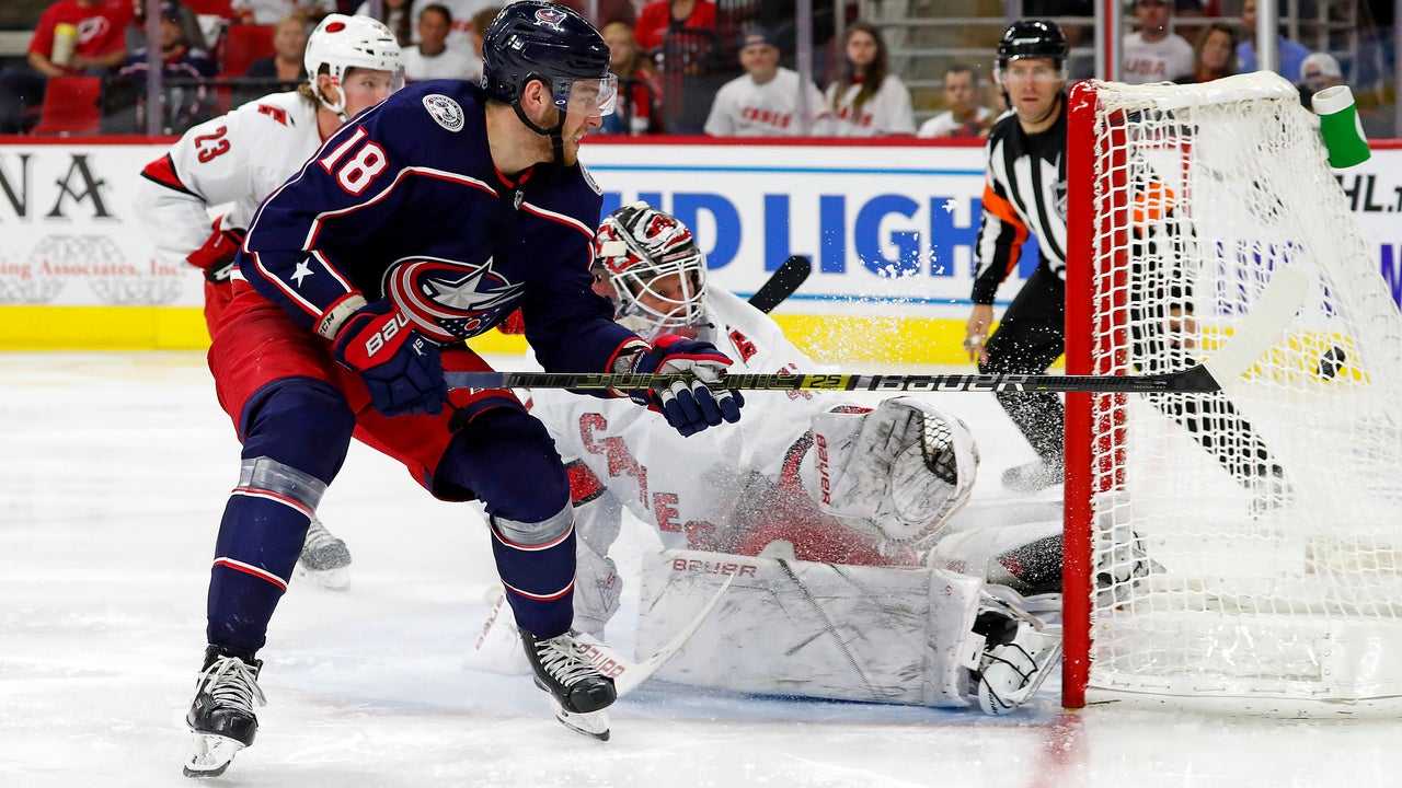 Blue Jackets edge previously unbeaten Hurricanes 3-2